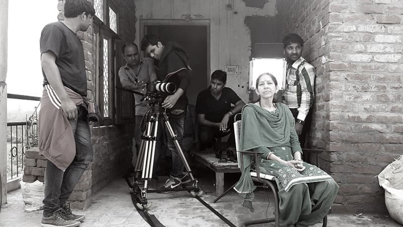Digital Mansion crew on location during a production shoot