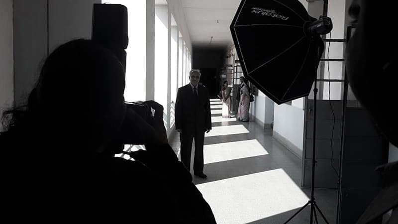 Digital Mansion crew on location during a production shoot