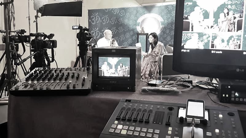 Digital Mansion crew on location during a production shoot